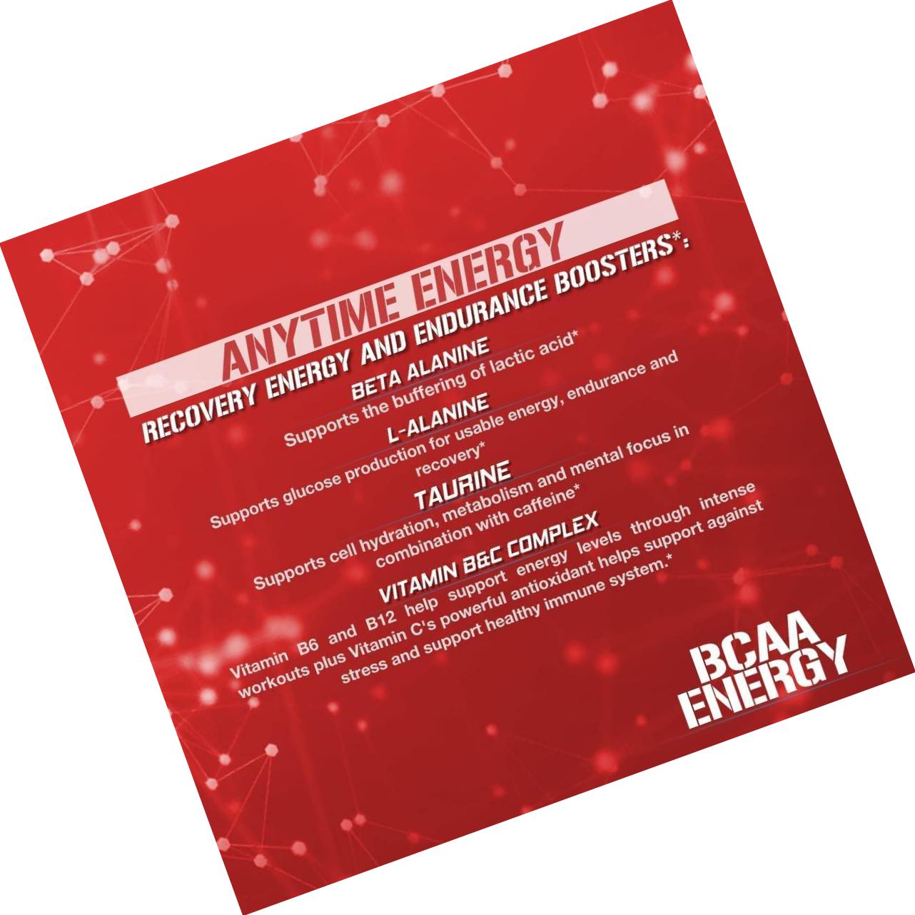 Evlution Nutrition BCAA Energy - High Performance Energizing Amino Acid Supplement For Muscle Building, Recovery And Endurance, 30 Servings (Fruit Punch)