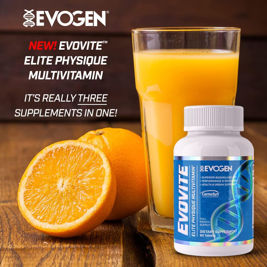 Evogen Evovite | Immune Boosting Elite Sport Multivitamin with Beta-Alanine and Curcumin | 30 Day Supply