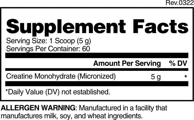 Evogen Nutrition Creatine Monohydrate | Premium Creatine Supplement for Muscle Growth, Increased Strength, Enhanced Energy Output, Anti-oxidant Support, and Improved Athletic Performance | Unflavored