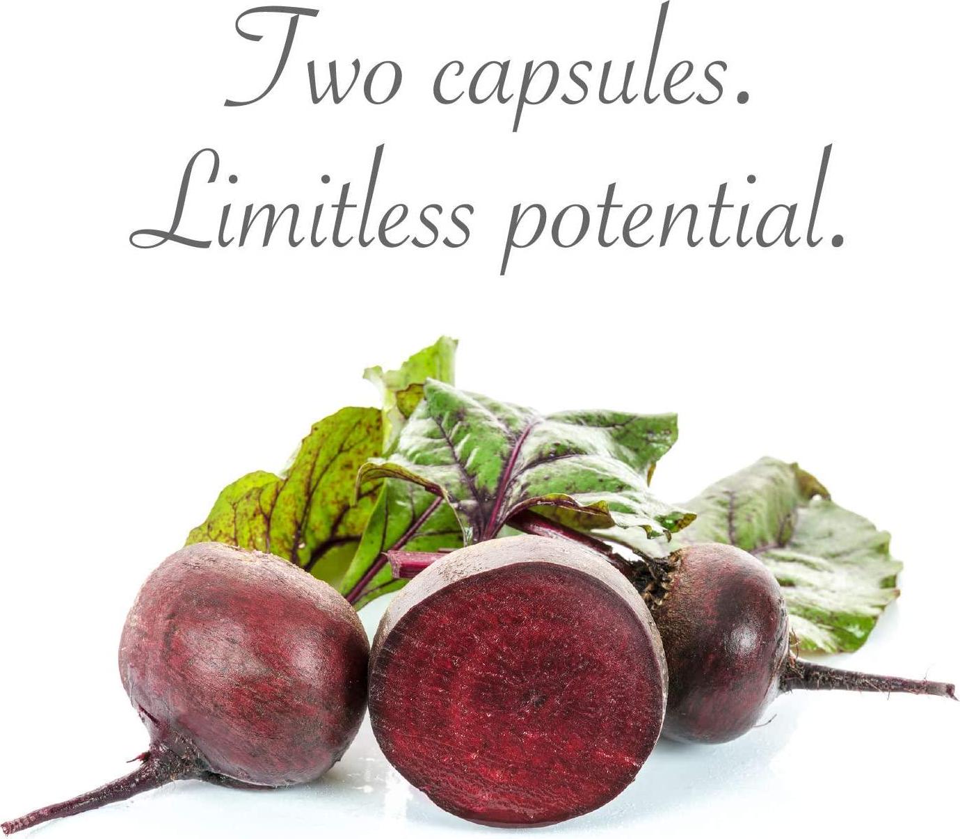 Evolv Health, Betalains Supplement from Pure Beet Root Extract, Energy and Joint Flexibility Support, Zero Sugar, Zero Calorie, 28 Servings, 56 Capsules