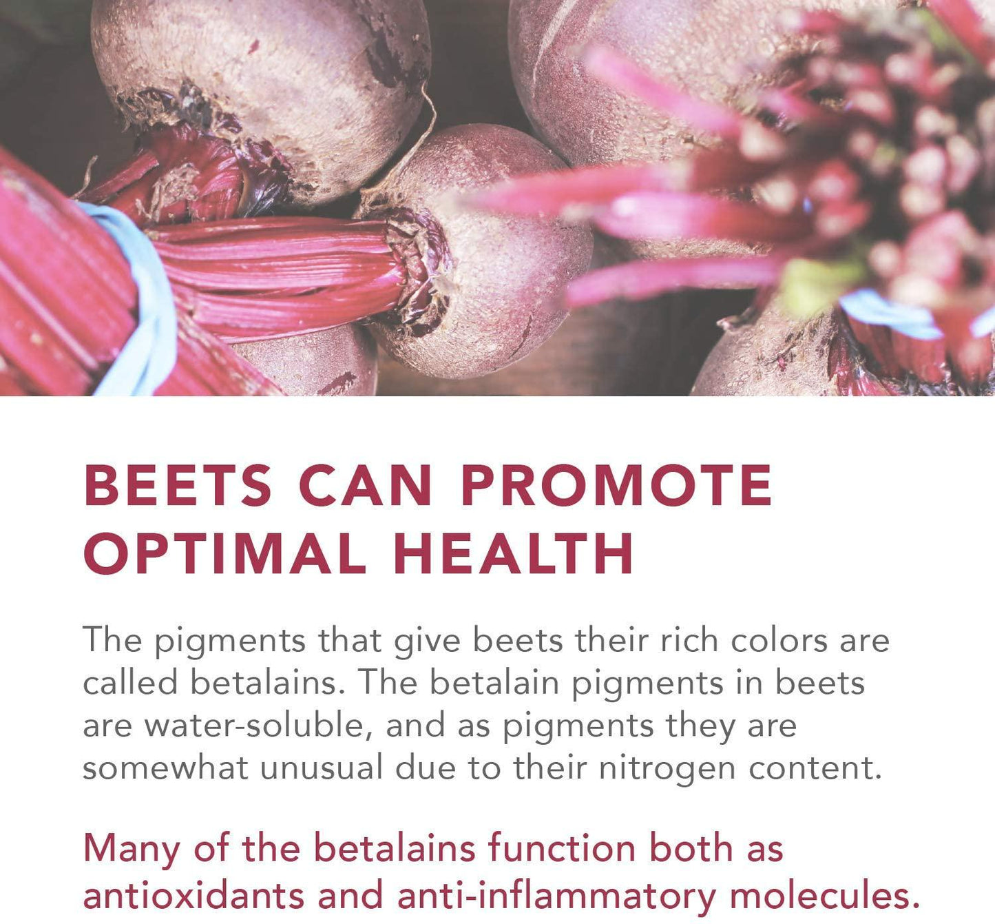 Evolv Health, Betalains Supplement from Pure Beet Root Extract, Energy and Joint Flexibility Support, Zero Sugar, Zero Calorie, 28 Servings, 56 Capsules