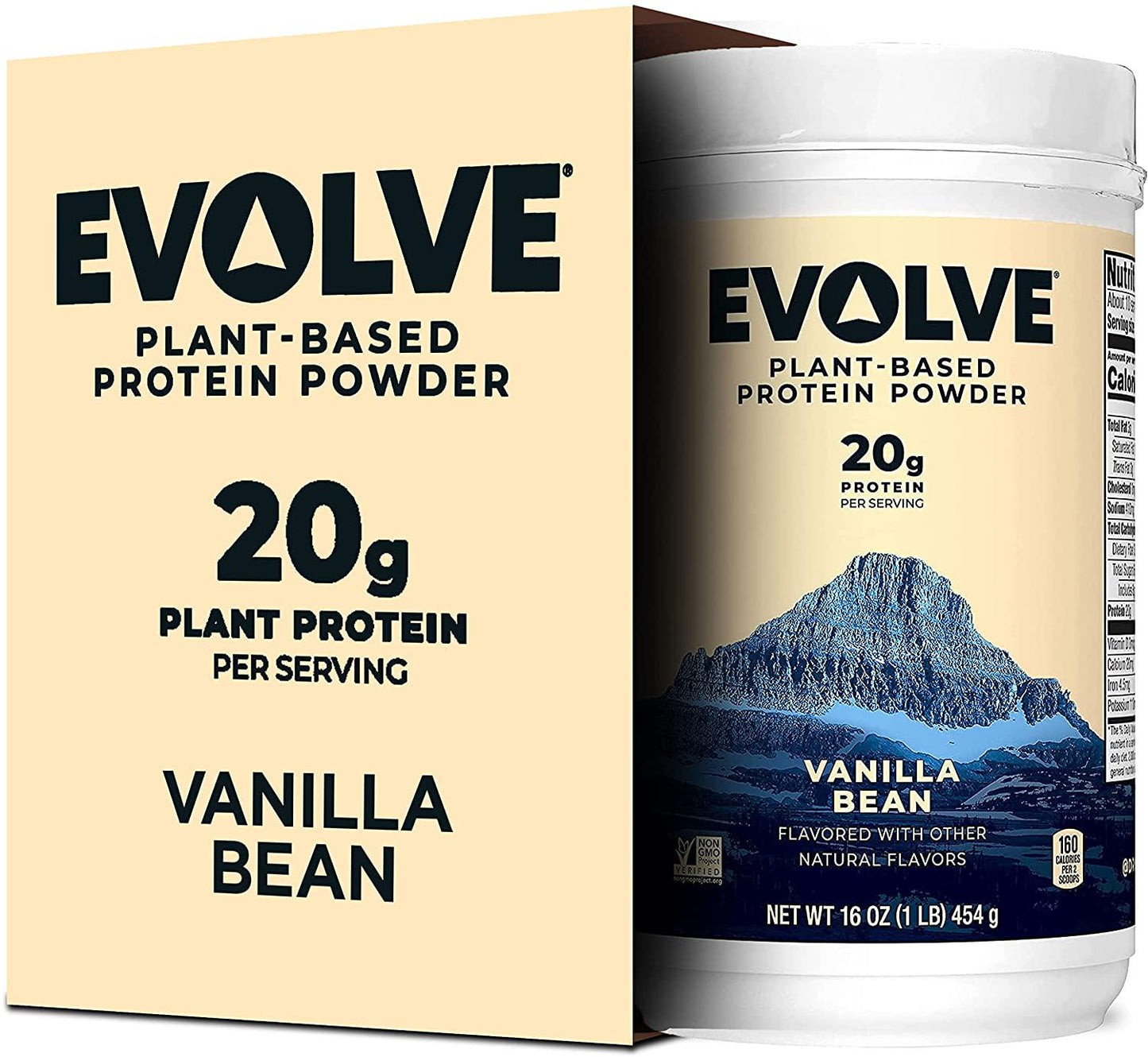 Evolve Protein Powder, Ideal Vanilla, 20g Protein, 1 Pound