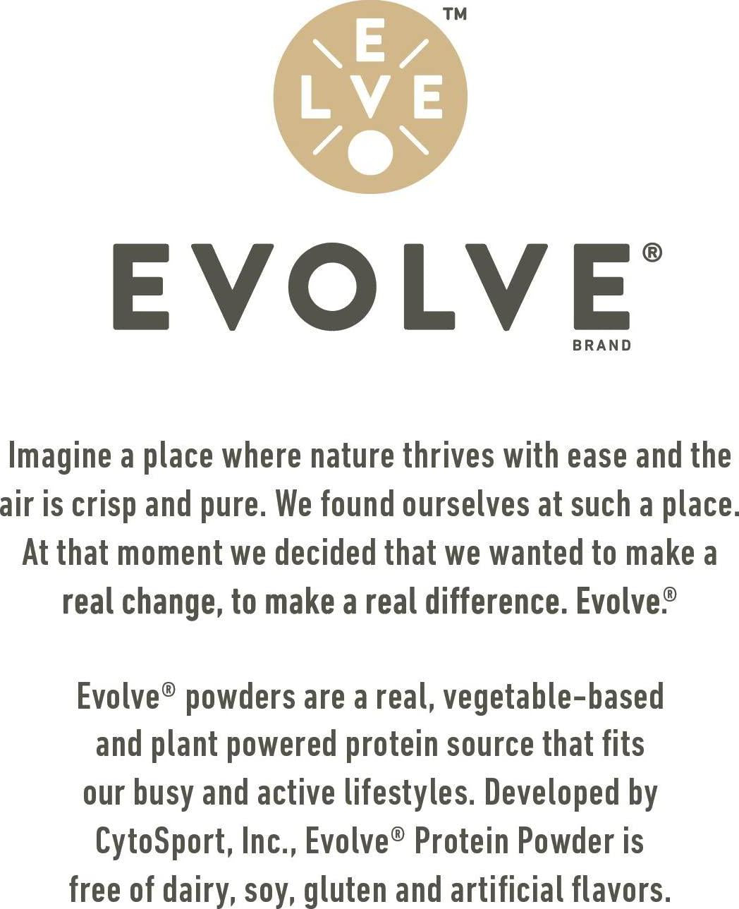 Evolve Protein Powder, Ideal Vanilla, 20g Protein, 1 Pound