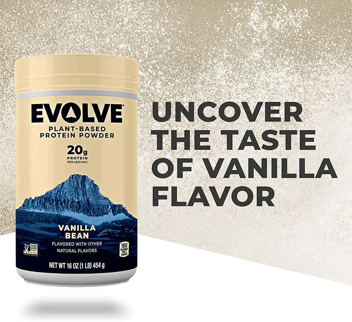 Evolve Protein Powder, Ideal Vanilla, 20g Protein, 1 Pound