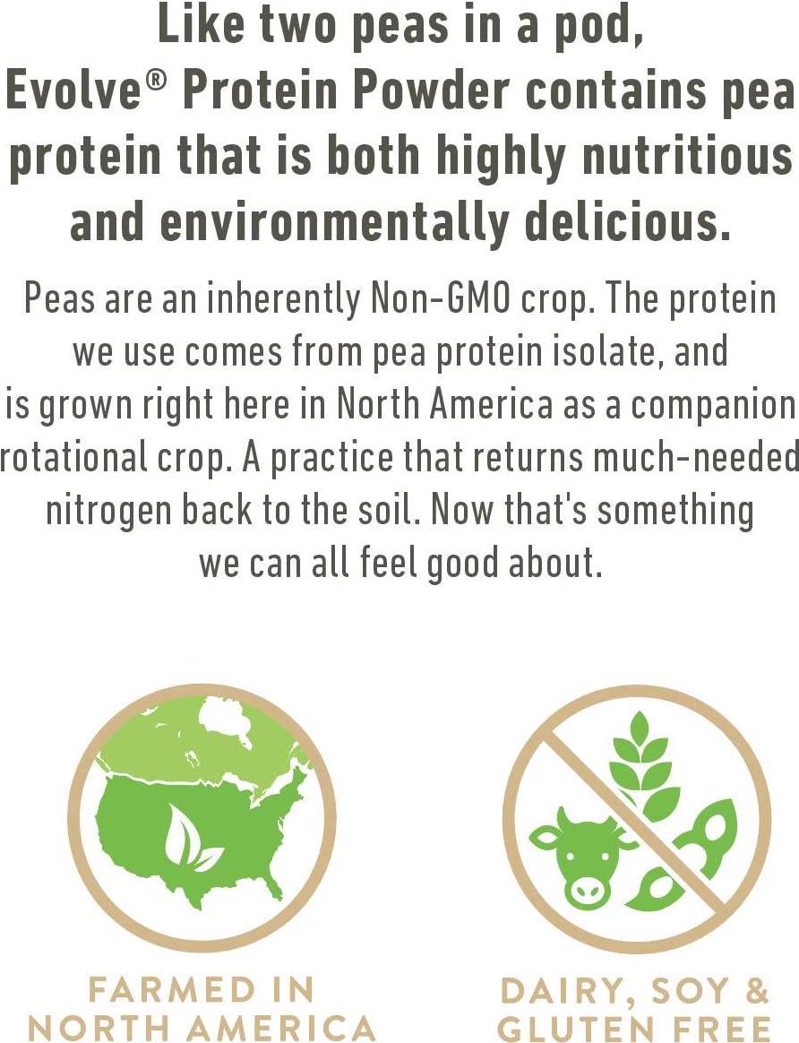 Evolve Protein Powder, Ideal Vanilla, 20g Protein, 1 Pound