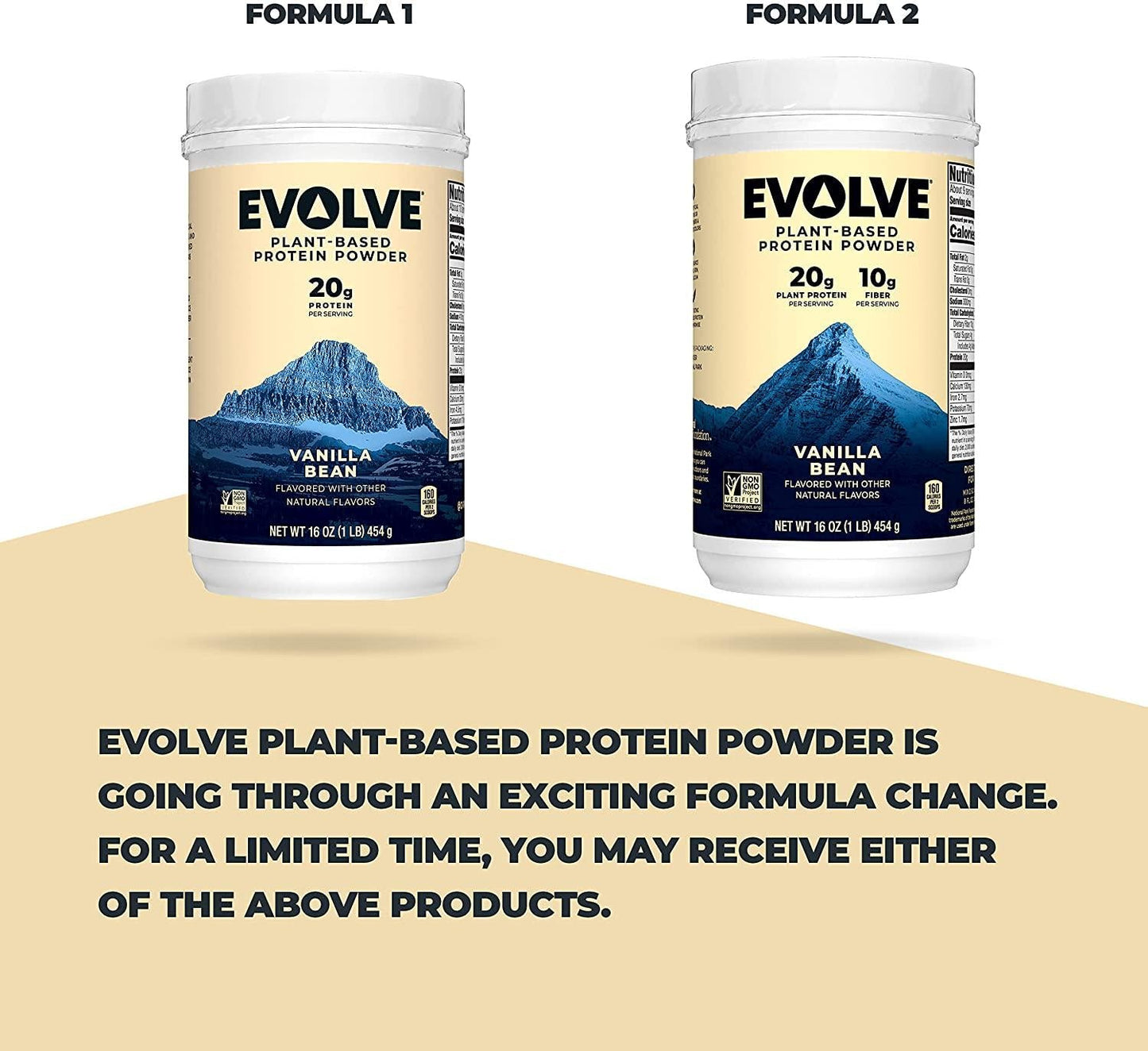 Evolve Protein Powder, Ideal Vanilla, 20g Protein, 1 Pound