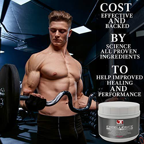 Excellerate Recovery Supplements Post Workout Recovery Drink | Promotes Exercise Recovery, Muscle Growth, Nutrition, Focus | Berry Flavor