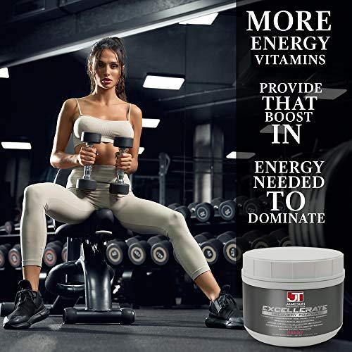 Excellerate Recovery Supplements Post Workout Recovery Drink | Promotes Exercise Recovery, Muscle Growth, Nutrition, Focus | Berry Flavor