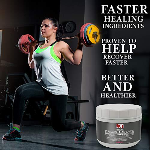 Excellerate Recovery Supplements Post Workout Recovery Drink | Promotes Exercise Recovery, Muscle Growth, Nutrition, Focus | Berry Flavor