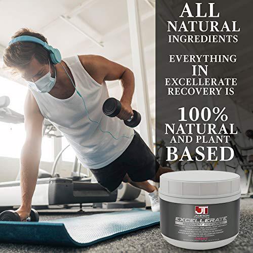 Excellerate Recovery Supplements Post Workout Recovery Drink | Promotes Exercise Recovery, Muscle Growth, Nutrition, Focus | Berry Flavor