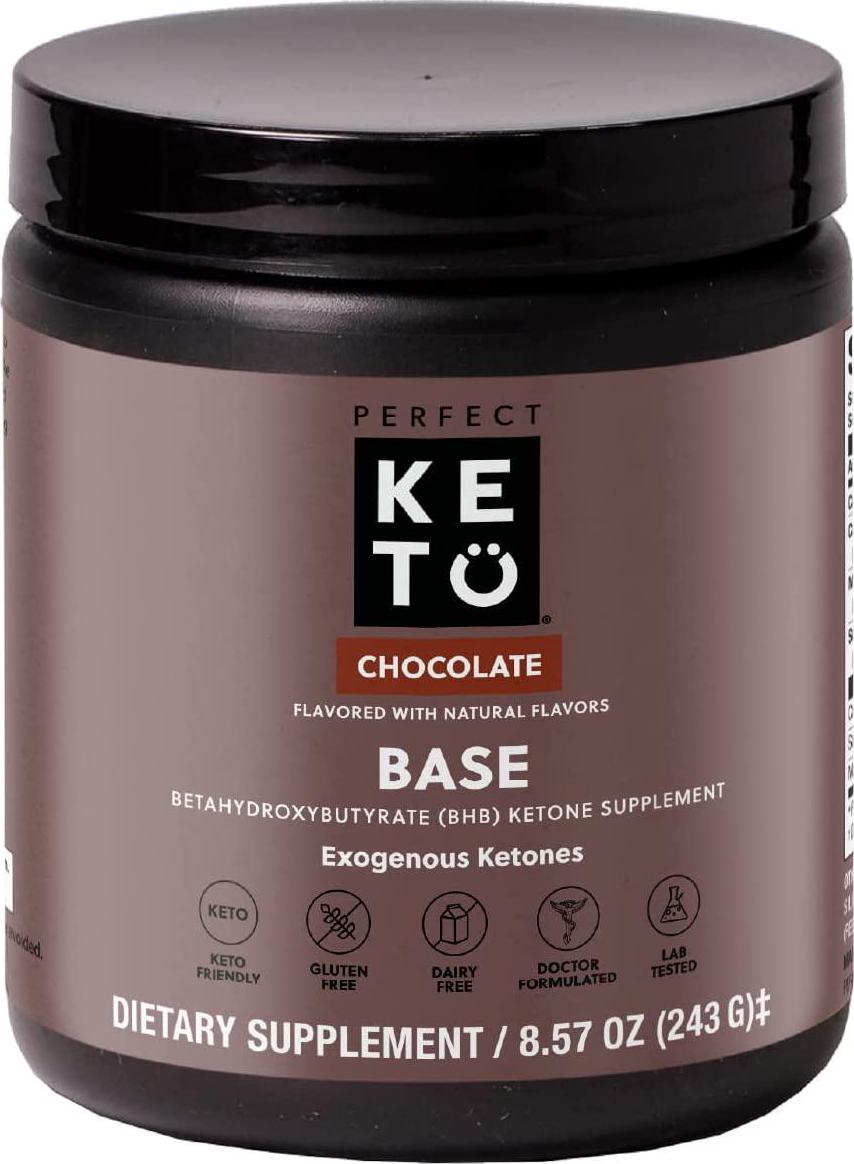 Exogenous Ketones Powder, BHB Beta-Hydroxybutyrate Salts Supplement, Best Fuel for Energy Boost, Mental Performance, Mix in Shakes, Milk, Smoothie Drinks for Ketosis Chocolate, 8.57 oz (243 grs)