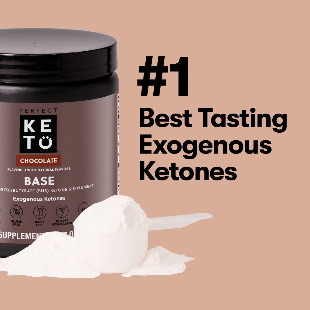 Exogenous Ketones Powder, BHB Beta-Hydroxybutyrate Salts Supplement, Best Fuel for Energy Boost, Mental Performance, Mix in Shakes, Milk, Smoothie Drinks for Ketosis Chocolate, 8.57 oz (243 grs)