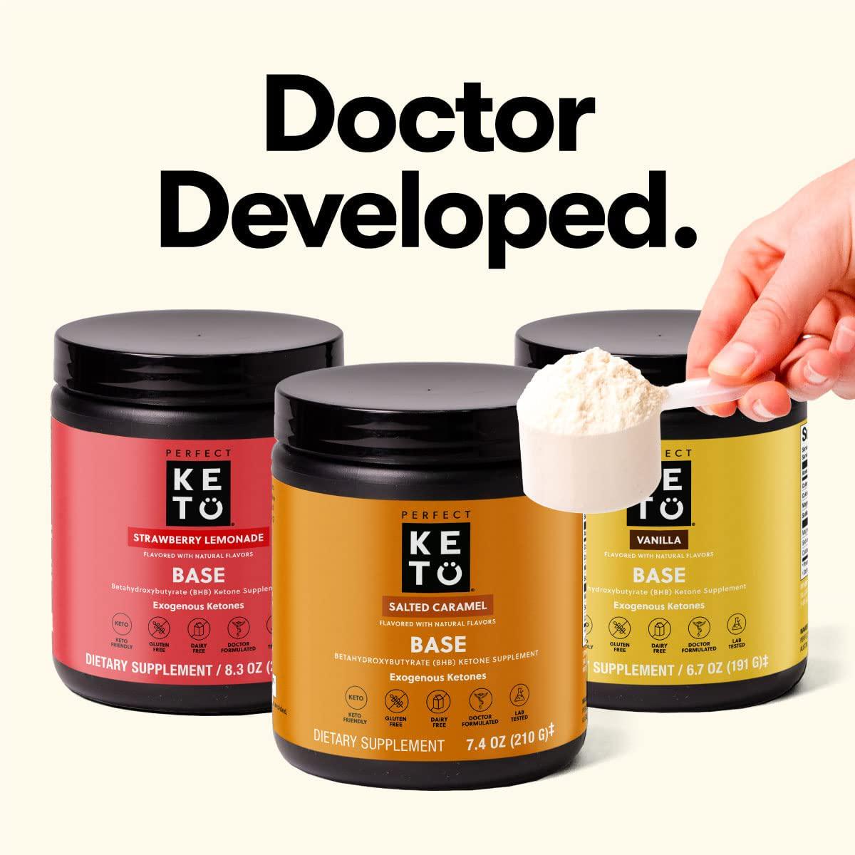 Exogenous Ketones Powder, BHB Beta-Hydroxybutyrate Salts Supplement, Best Fuel for Energy Boost, Mental Performance, Mix in Shakes, Milk, Smoothie Drinks for Ketosis Chocolate, 8.57 oz (243 grs)