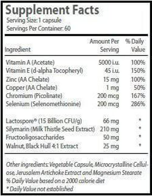 Exposed Skin Care Probiotic Complex - Skin Balancing Dietary Supplements, Assist Your Skin Care Routine with a Healthy Immune System, 60 ct Capsules