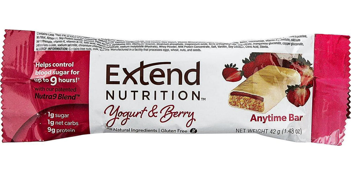 ExtendBar Extend Protein Bar, Yogurt and Berry 1.48 Ounce