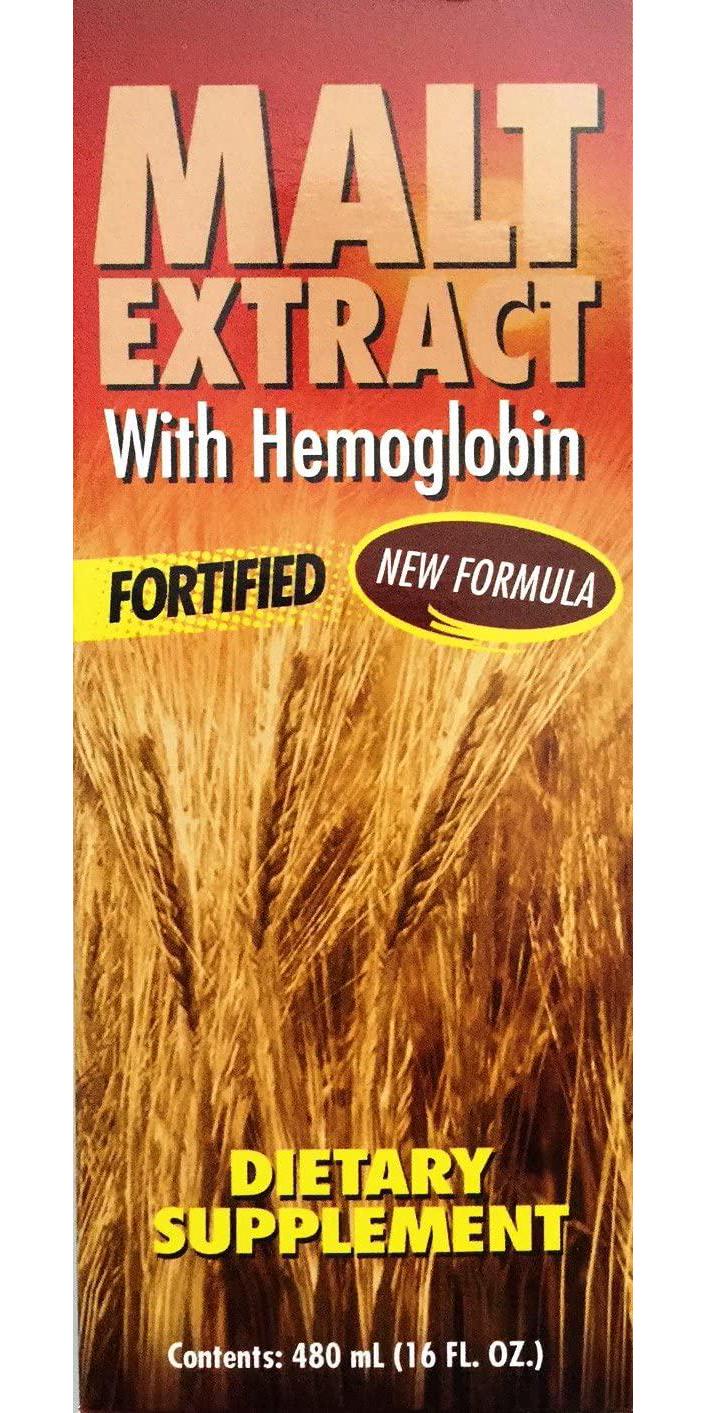 Extracto de Malta Con Hemoglobina 16 oz. Menper 2-Pack