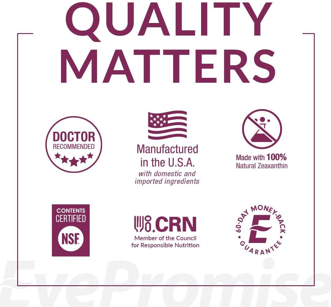 EyePromise AREDS 2 Plus with a Multi-Vitamin - Comprehensive Macular Health Eye Vitamin with Added Zeaxanthin, Lutein, Omega-3s, and Vitamin D