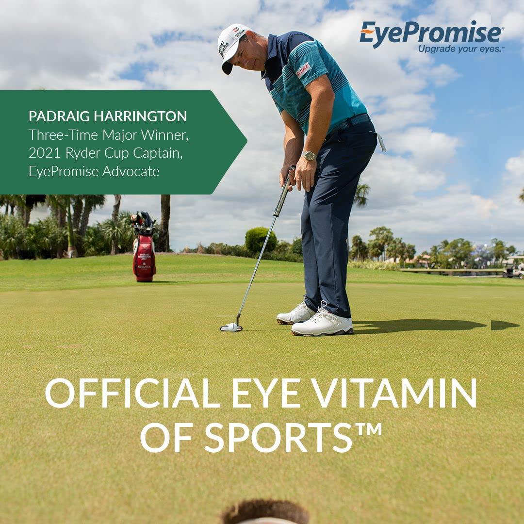 EyePromise Vizual Edge Pro Performance Eye Vitamin - NSF Certified for Sports - 1 Month Supply of The Ultimate Visual Performance for Pro Athletes (30)
