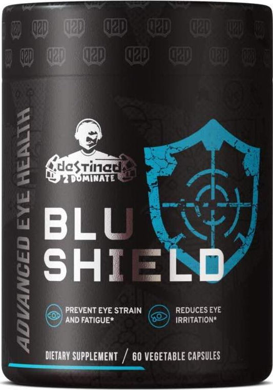 Eye Fatigue and Health Supplement with Lutein and Zeaxanthin - Blu Shield (Destined 2 Dominate)