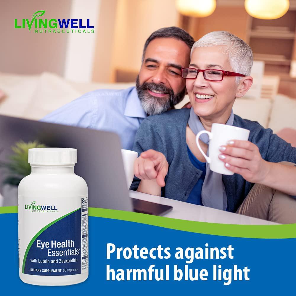 Eye Health Essentials - 60 Count- Eye Care Supplement for Adults, Supports Vision Health, with Lutein, Zeaxanthin and Bilberry