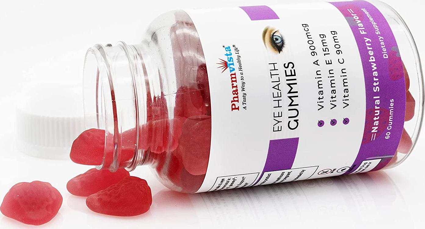 Eye Health Gummies - Vitamin A C E Supplement - 60 Count