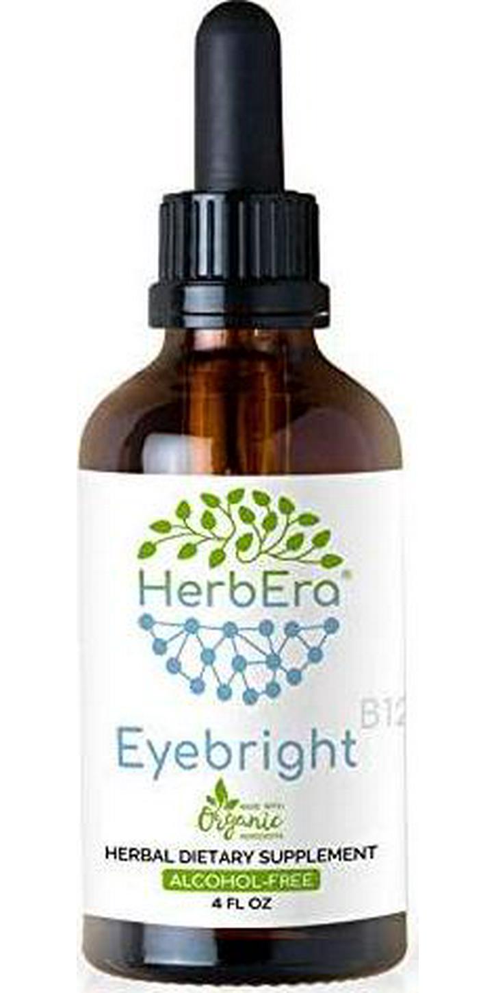 Eyebright B120 Alcohol-Free Herbal Extract Tincture, Super-Concentrated Organic Eyebright (Euphrasia officinalis) (4 fl oz)