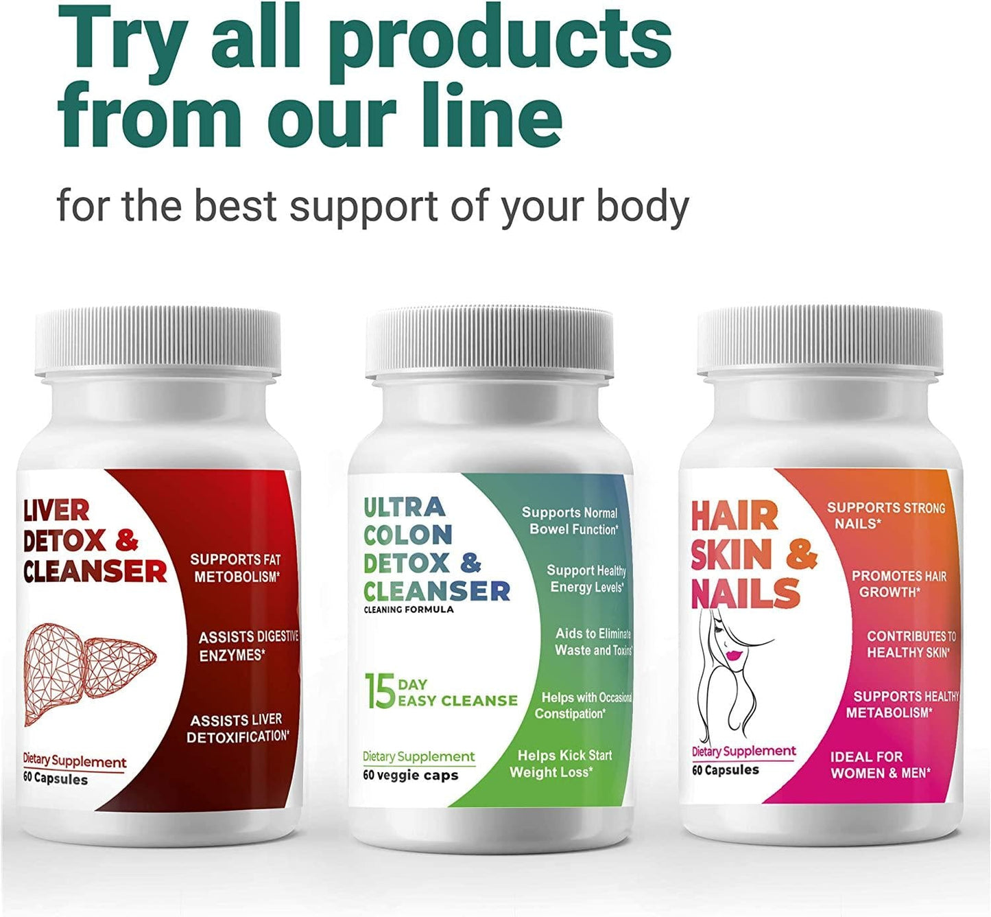 FARLAY Colon Cleanse Supplement High-Strength Colon Cleanser and Weight Management Super Detox Cleanse Capsules with Natural Extracts Advanced Colon Health Formula 60 Veggie Capsules