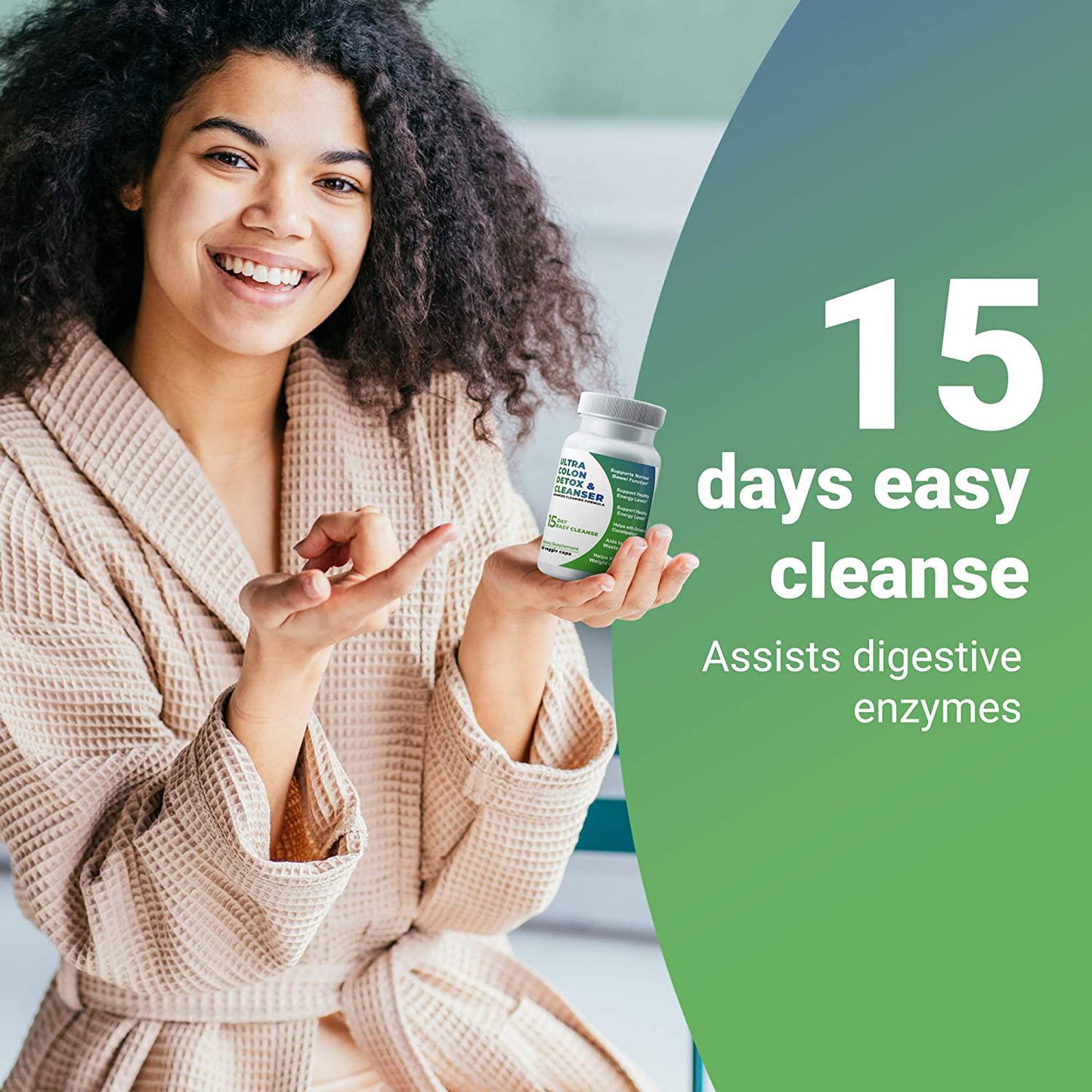 FARLAY Colon Cleanse Supplement High-Strength Colon Cleanser and Weight Management Super Detox Cleanse Capsules with Natural Extracts Advanced Colon Health Formula 60 Veggie Capsules