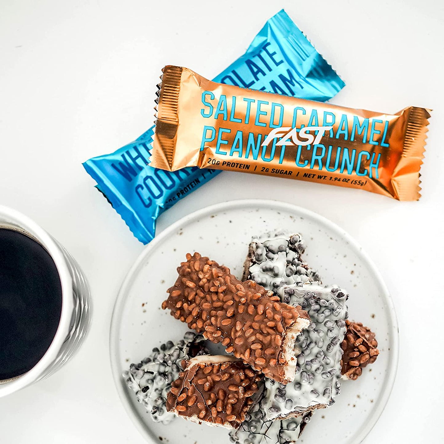 FAST Brands Variety Pack, 20 Gram Protein Bars, 6 Count