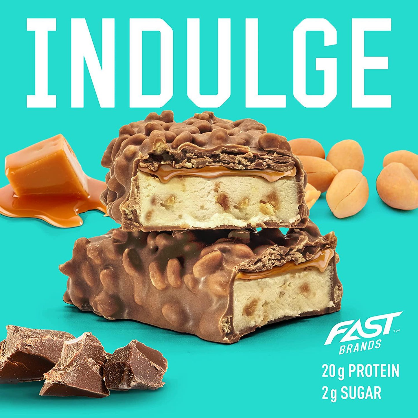 FAST Brands Variety Pack, 20 Gram Protein Bars, 6 Count