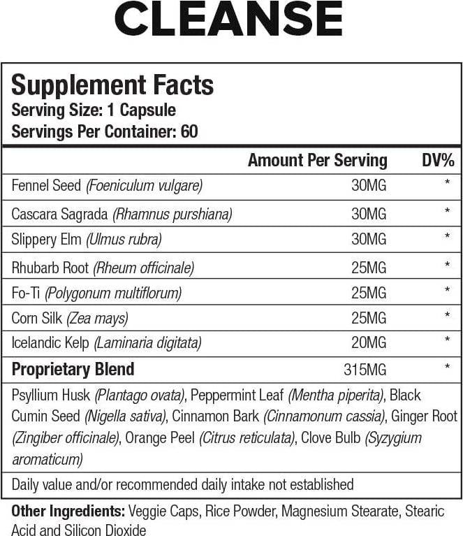 FCR All Natural Cleanse, 30 Day Supply