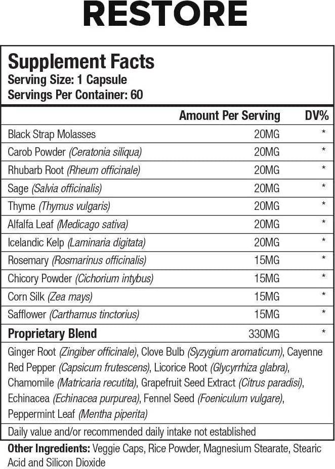 FCR All Natural Cleanse, 30 Day Supply