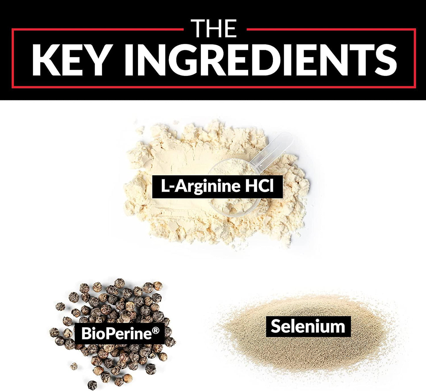 FORCE FACTOR L-Arginine Nitric Oxide Supplement with BioPerine to Help Build Muscle and Support Stronger Blood Flow, Circulation, Nutrient Delivery, and Pumps, L-Arginine 3000mg, 3g, 450 Capsules (3-Pack), Black (Packaging), FFS-00671-FG