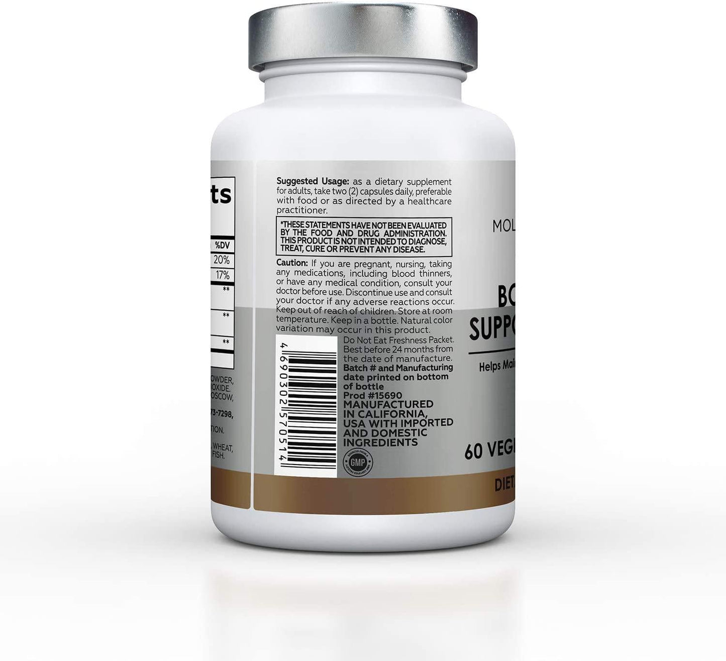 Faberlic Wellness Bone Tissue Support Vitamin D, Calcium and Marine Algae Complex