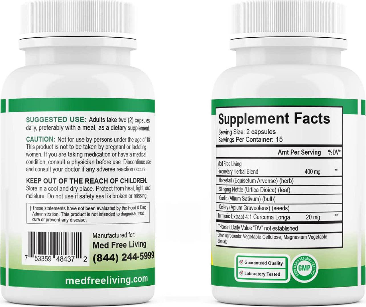 Factor 5 Advanced Pain Support Supplement; 30 Capsules