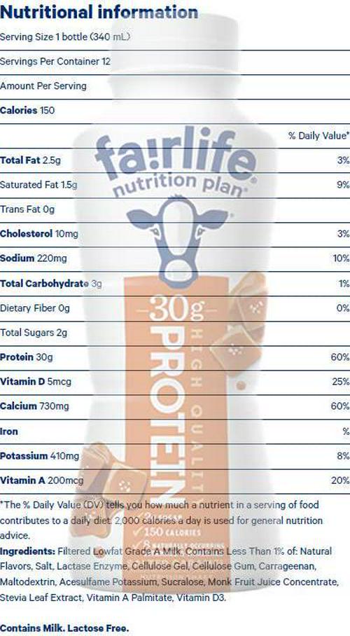 Fairlife Nutrition Plan Chocolate and Caramel Shake Grab and Go Combo Pack 30g Protein Low Sugar Supplement Meal Replacement Ready To Drink - 11.4 Oz (2 Count)