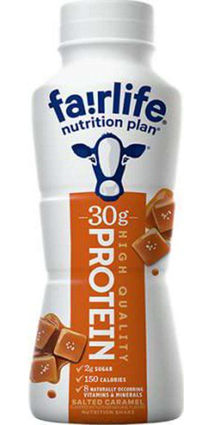 Fairlife Nutrition Plan Chocolate and Caramel Shake Grab and Go Combo Pack 30g Protein Low Sugar Supplement Meal Replacement Ready To Drink - 11.4 Oz (2 Count)