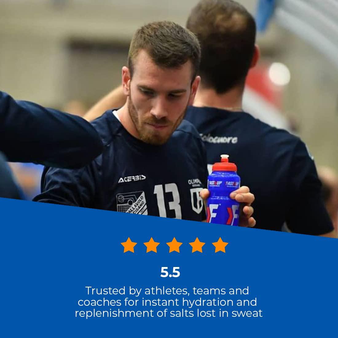 Fast&Up Reload - Electrolyte Energy Drink - Sports Nutrition Electrolyte Drink - Effervescent Tablets for Running and Cycling- 20 effervescent Tablets - Lime and Lemon Flavour