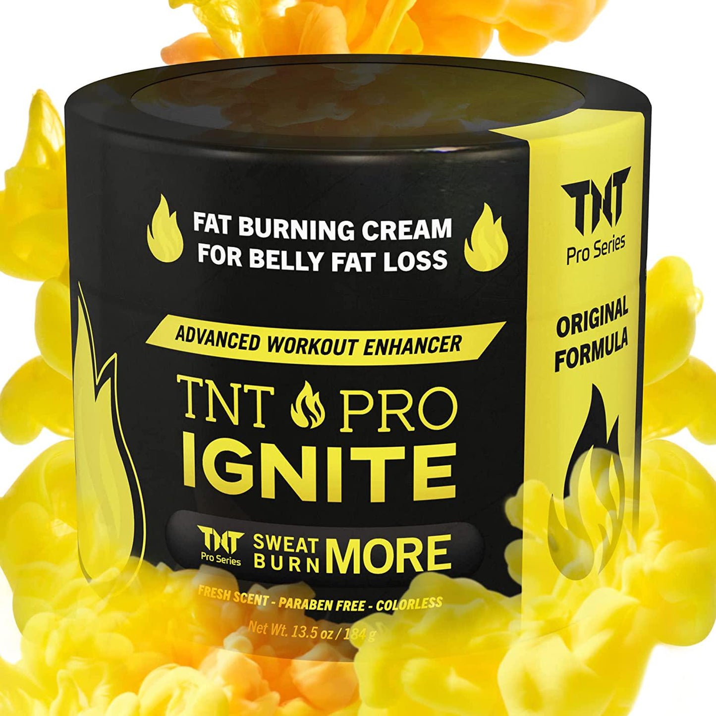 Fat Burning Cream for Belly TNT Pro Ignite Sweat Cream for Men and Women Thermogenic Weight Loss Workout Slimming Workout Enhancer (13.5 oz Jar)