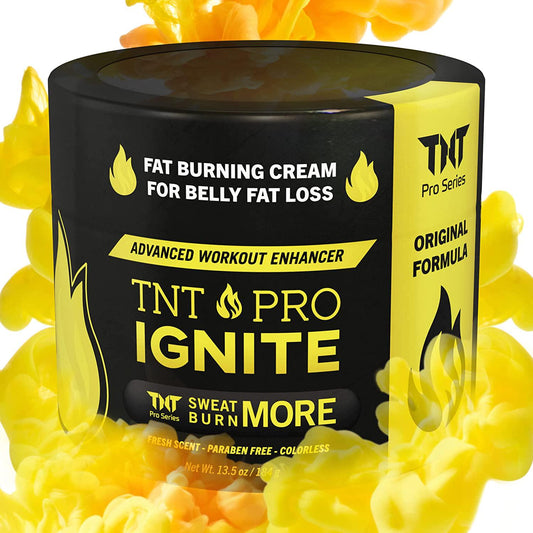 Fat Burning Cream for Belly TNT Pro Ignite Sweat Cream for Men and Women Thermogenic Weight Loss Workout Slimming Workout Enhancer (13.5 oz Jar)