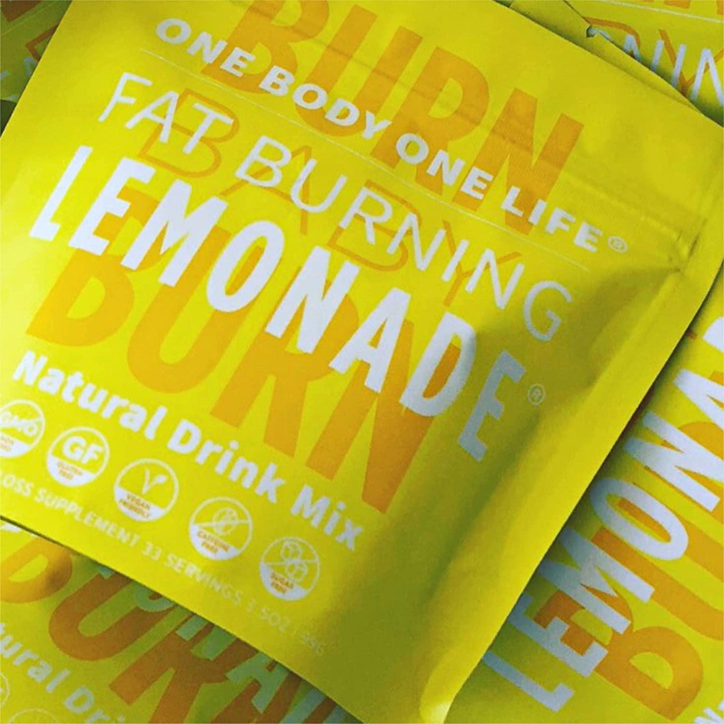 Fat Burning Lemonade All Natural Stimulant-Free Weight Loss Support Drink for Men and Women, All-in-one Pre Workout Energy Booster and Post Workout Recovery for Fat Burning, Metabolism and Weight Management Celebrity Endorsed