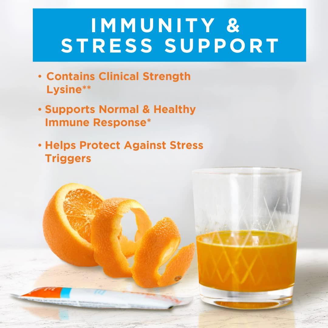 FemiClear Restoratives | Immunity and Stress Support with L-Lysine | Dietary Supplement Drink Mix | 20 Count