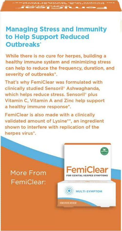 FemiClear Restoratives | Immunity and Stress Support with L-Lysine | Dietary Supplement Drink Mix | 20 Count