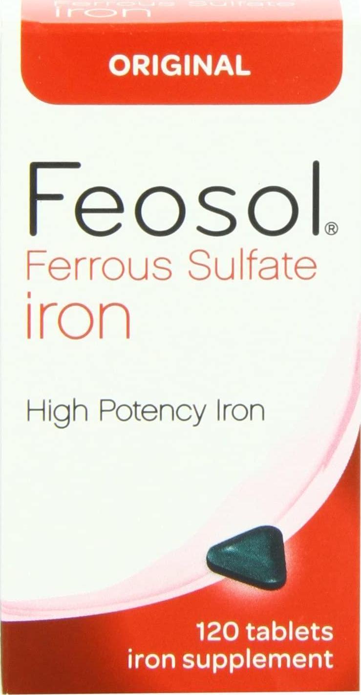 Feosol Original Vitamins, 120 Count (Pack of 2)