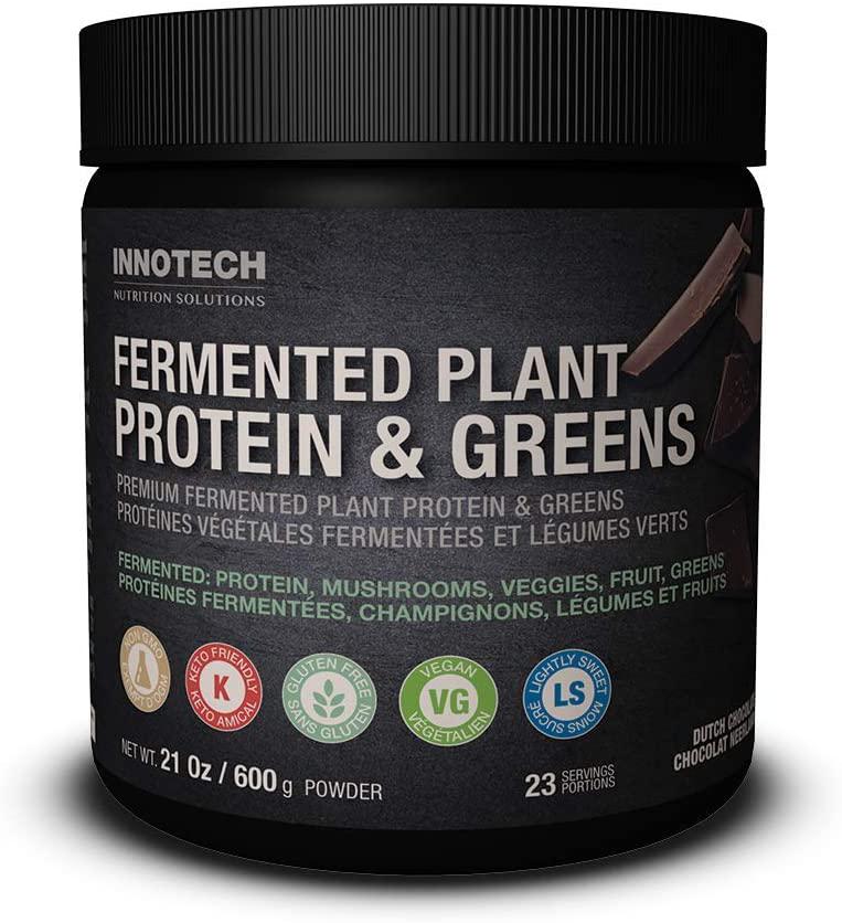 Fermented Plant Protein and Greens Chocolate Lightly Sweetened - 600 g
