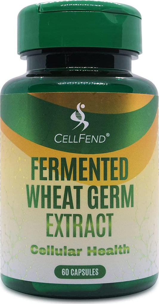 Fermented Wheat Germ Extract - Cellular Health Supplement - Autophagy Inducer - Advanced Polyamine Complex - 60 Capsules (500mg)
