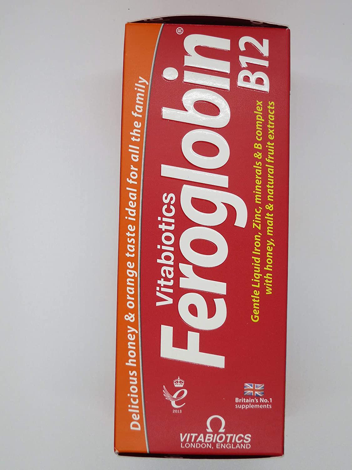 Feroglobin Vitabiotics -B12 Iron Supplement Liquid 200Ml by Feroglobin