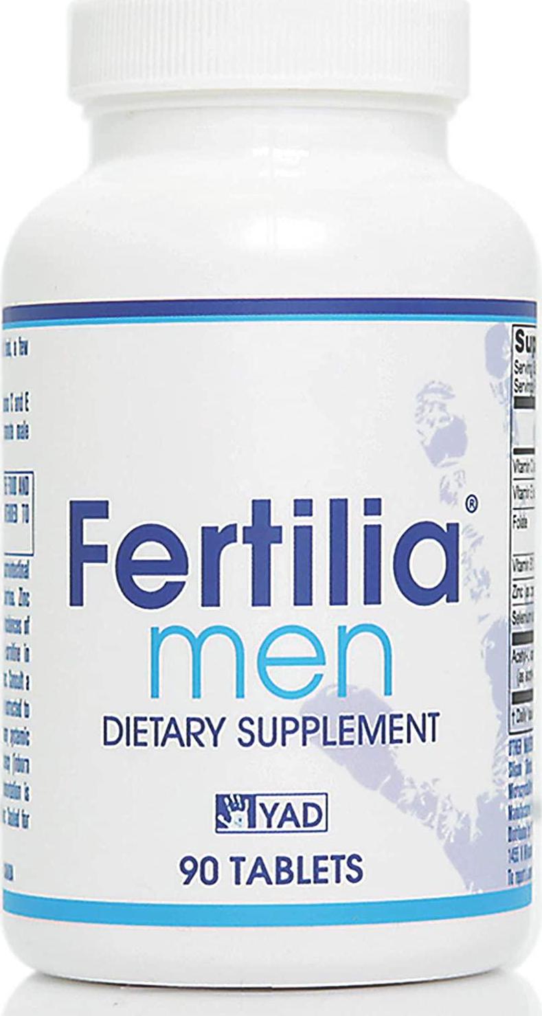 Fertilia Men - Natural Health Supplements for Men - 3 Month Supply.