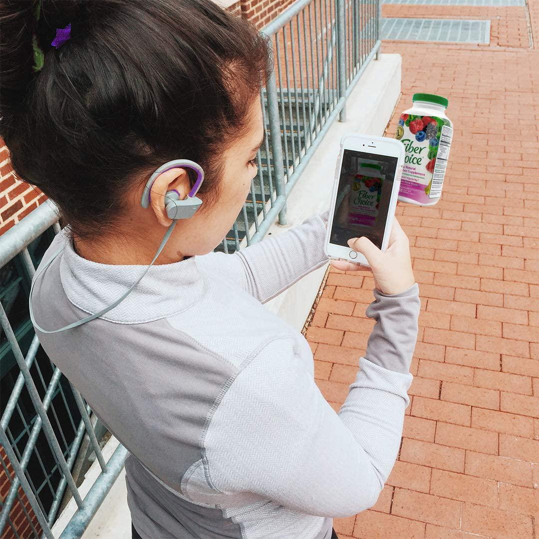 Fiber Choice Bone Health Daily Prebiotic Fiber Chewable Tablets with Calcium and Vitamin D, Assorted Berry, 90 Count