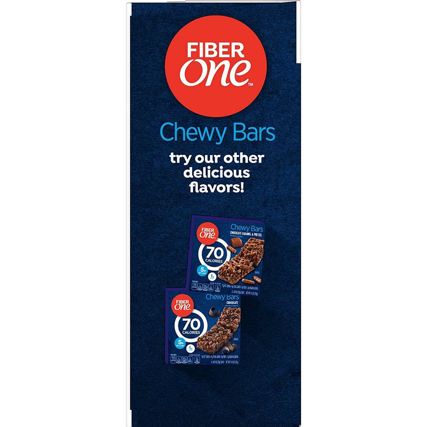 Fiber One 70 Calorie Chocolate Peanut Butter Bars, Snack, 10ct.